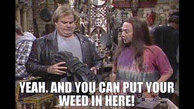 you put your weed in there gif|oh you can put your weed in it.